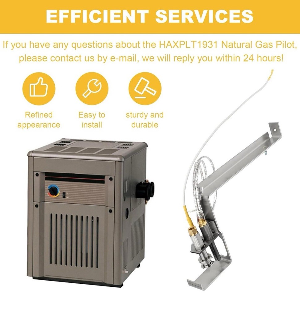 HAXPLT1931 Natural Gas Pilot Fits Hayward H-Series ED1 Style Gas Pool Heater