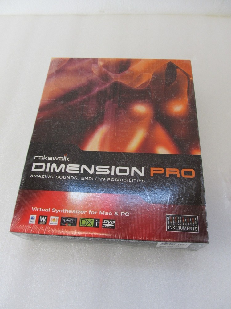 Cakewalk Dimension Pro Multiple Filter Mac & PC Software Virtual Synthesizer