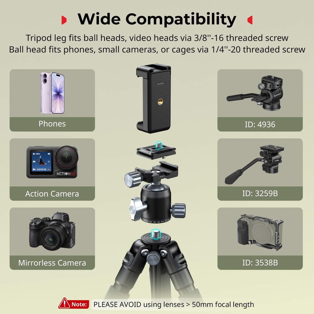 SmallRig VT-20Pro Portable Desktop Tripod 5470