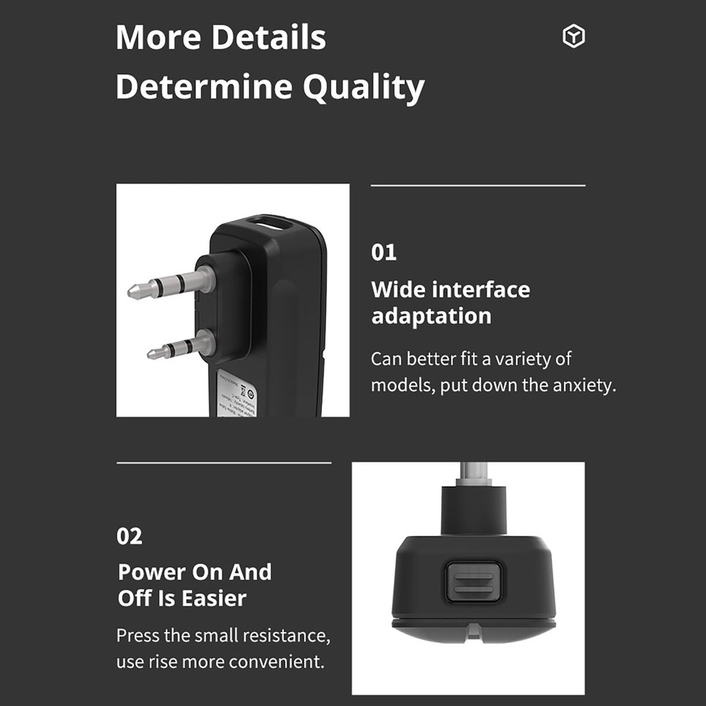 K-Port Wireless Bluetooth Programmer Adapter For Baofeng UV-5R Walkie Talkie