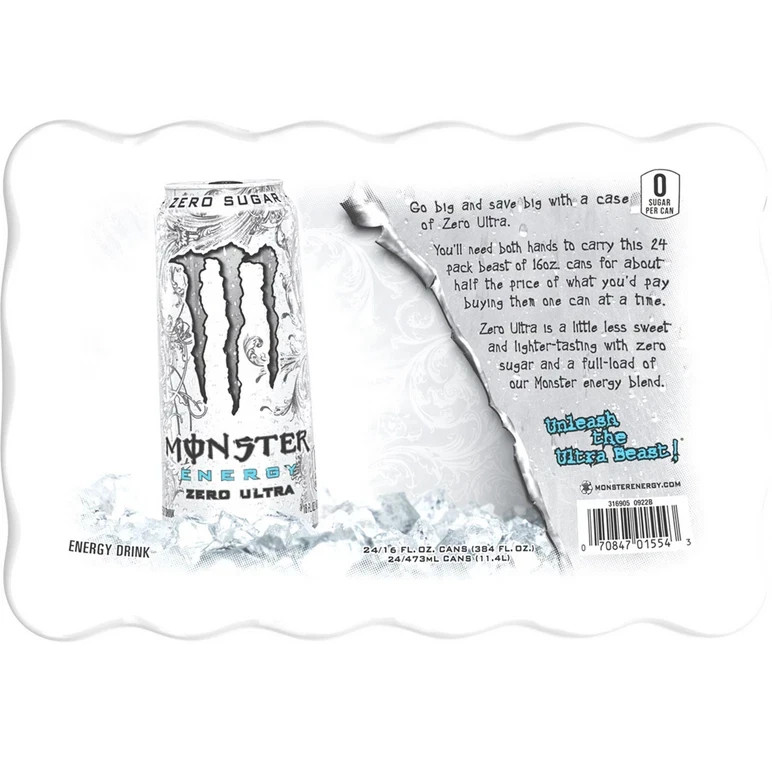 Monster Energy Zero Ultra 16 fl. oz., 24 pk