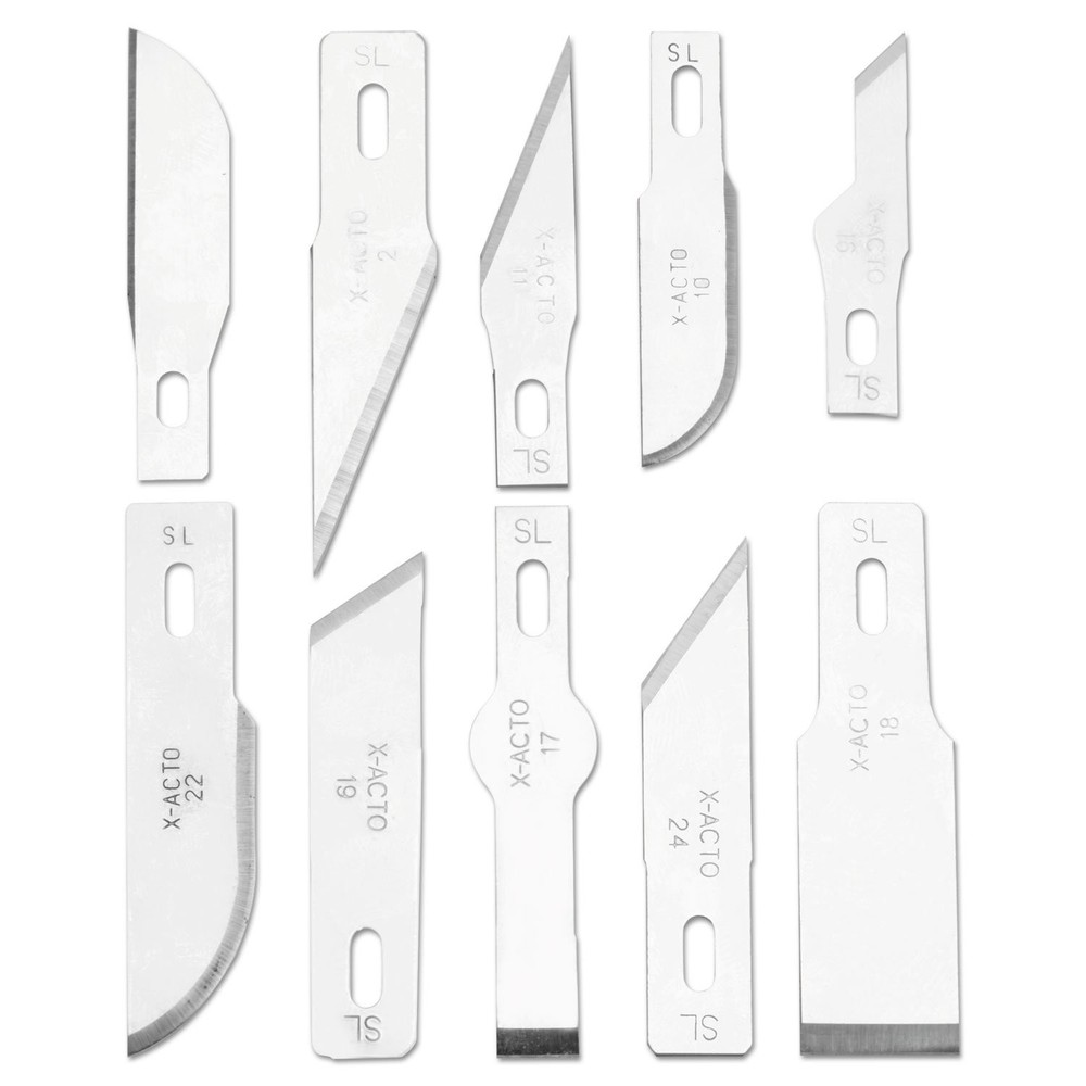 Compression Basic Knife Set, Includes 3 Knives, 13 Blades, Soft Carry Case, 1...