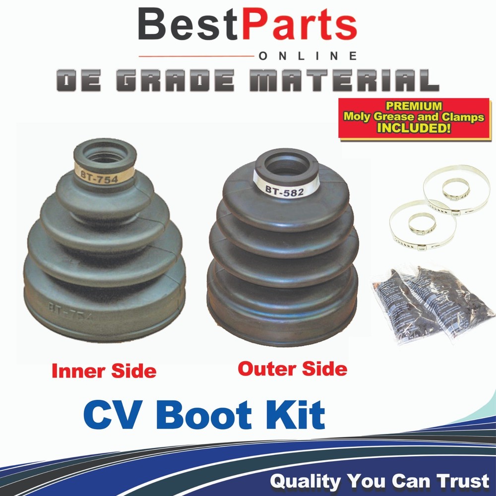 CV Axle Boot Kit for Chevrolet Tracker 1999-2004 Front Inner & Outer