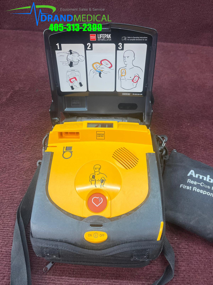 Physio Control Lifepak CR Plus AED With Case(B3-4)