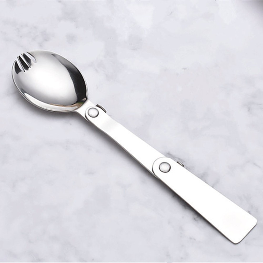 Multifunctional Outdoor Tableware Foldable Utensils Convenient Spoon