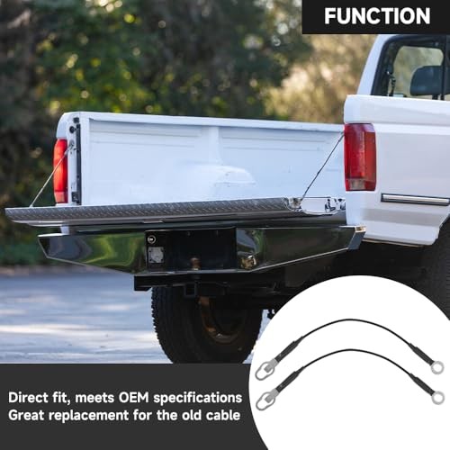 Rear Tailgate Support Cable Lift Gate Pickup Tailgate Lift Support Straps -