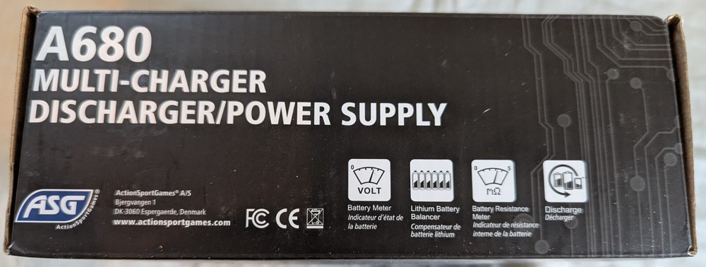 ASG A680 Programmable Battery Smart Charger for AirSoft and Radio RF Control
