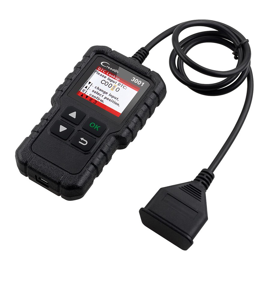 LAUNCH CR3001 OBD2 Scanner Code Reader Car Engine Scan Fault Diagnostic Tool