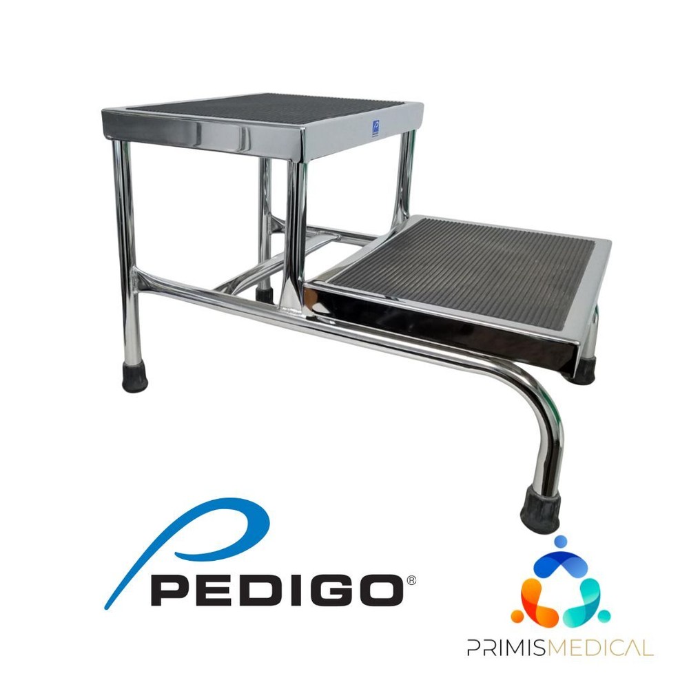 Pedigo P-18 Double Step Stool without Handle Excellent Condition
