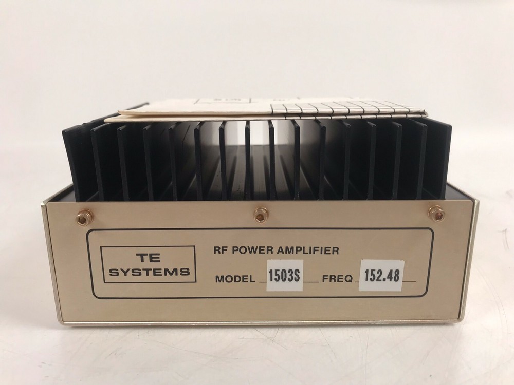 TE Systems RF Power Amp Model 1503S 152 Mhz