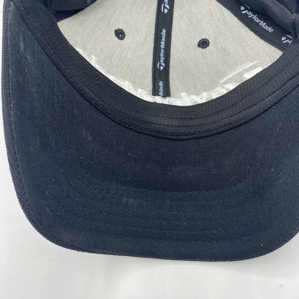 TaylorMade SLDR Tour Preferred Black Strapback Adjustable Golf Hat