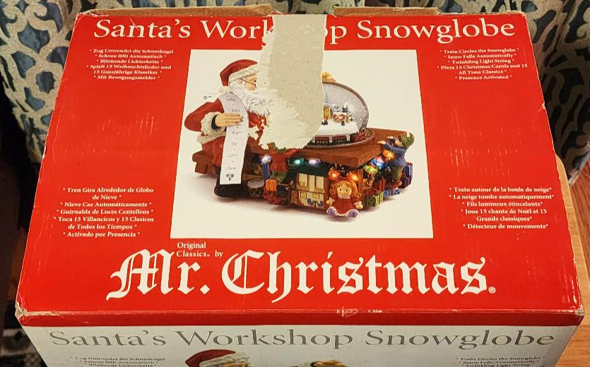 Mr. Christmas Santa's Workshop Snowglobe