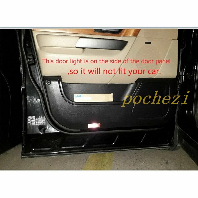 4pcs LED 3D Door Welcome Courtesy Ghost Shadow Lights For Range Rover 2003-23