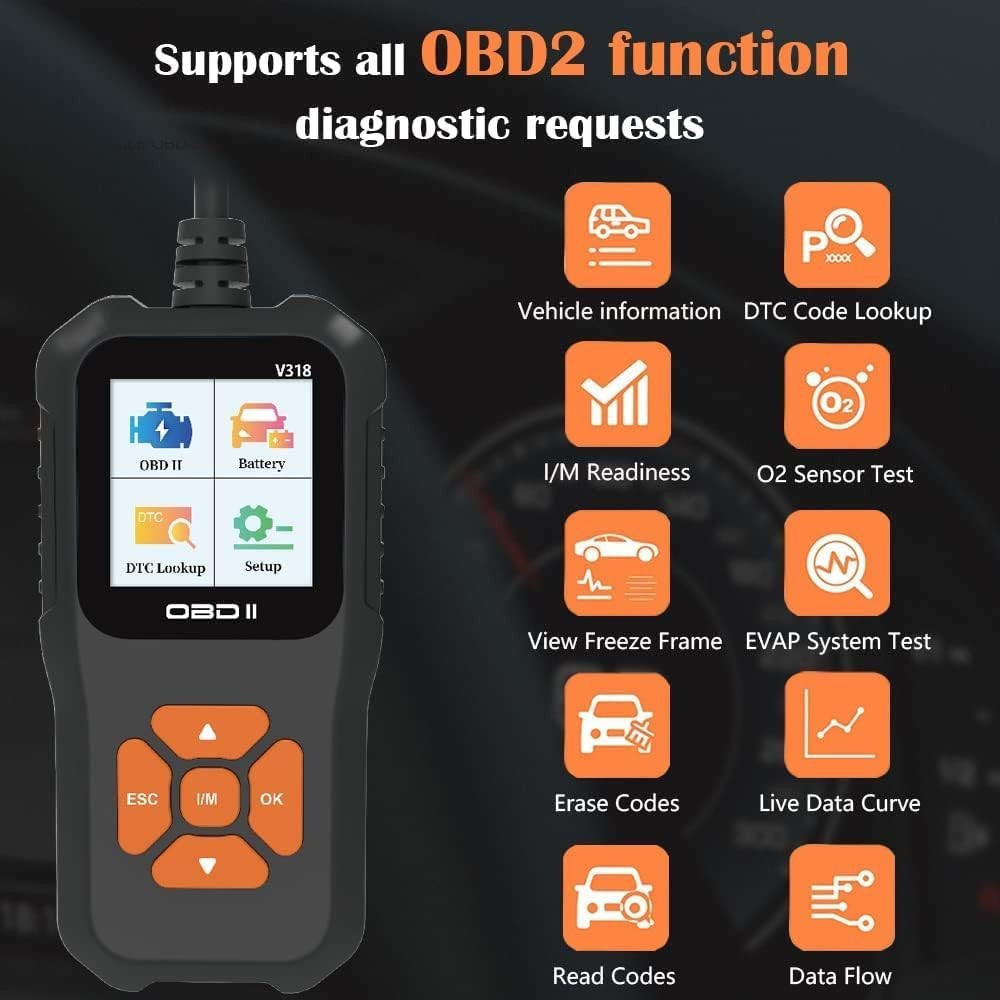 Car OBD2 Scanner Code Reader Engine Fault Code Reader Scanner CAN Diagnostic Sca