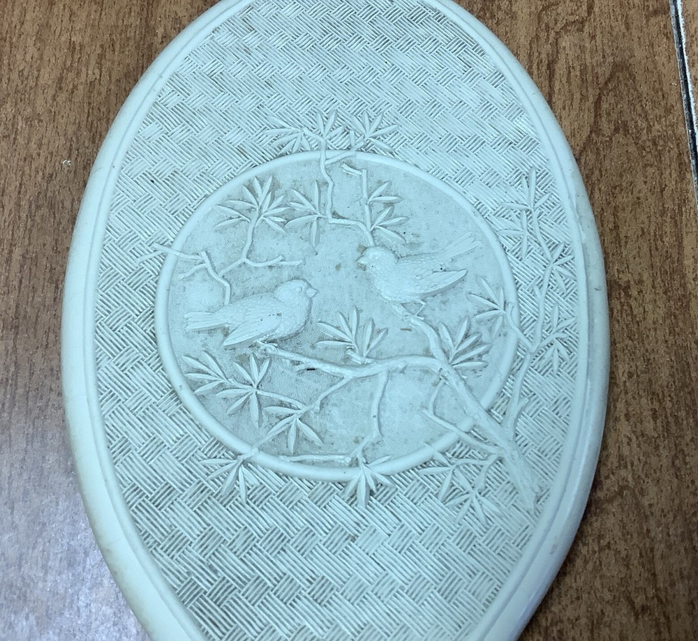 Vintage Hand Held Vanity Mirror .