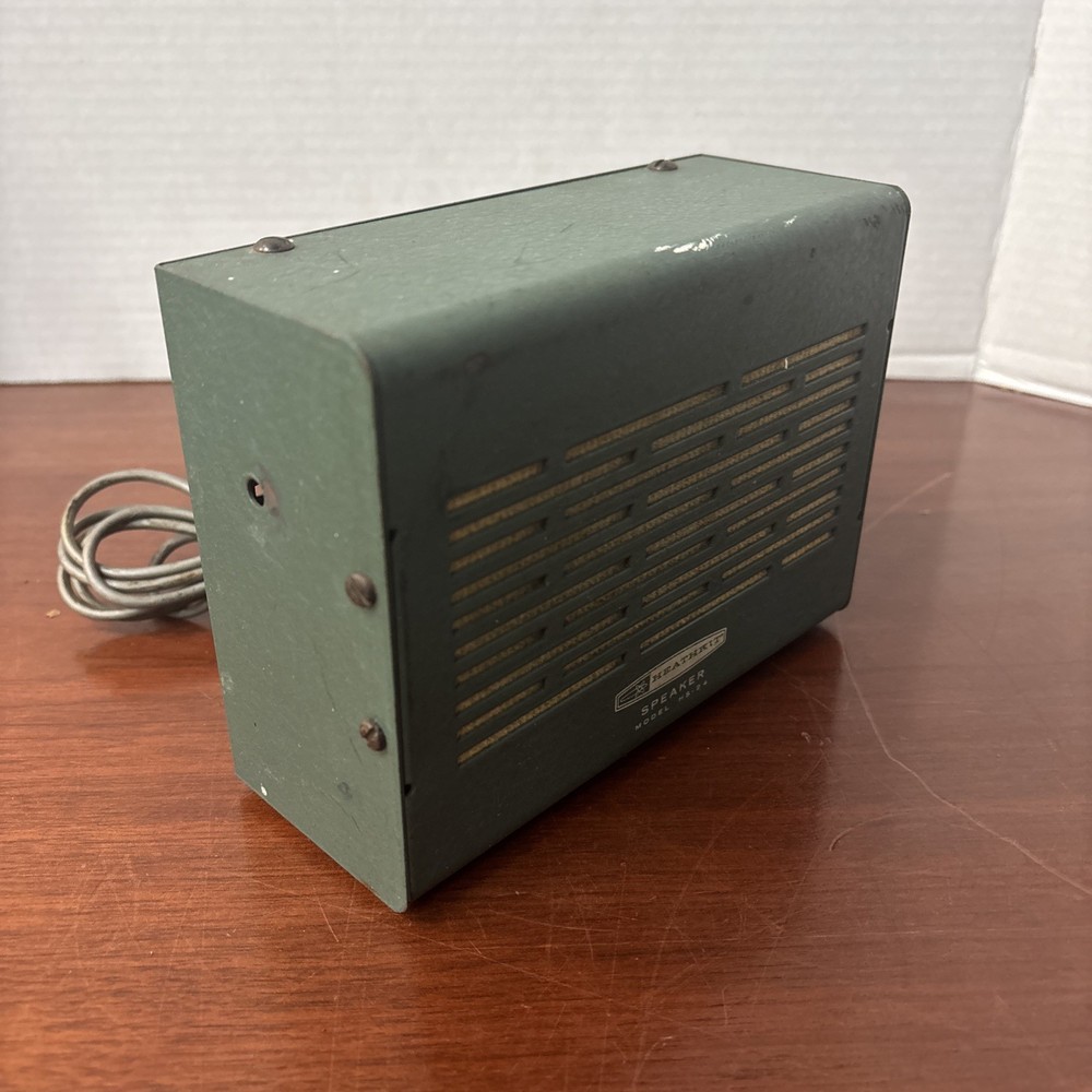 Vintage Heathkit HS-24 Mobile Speaker With Original Manual ***Untested