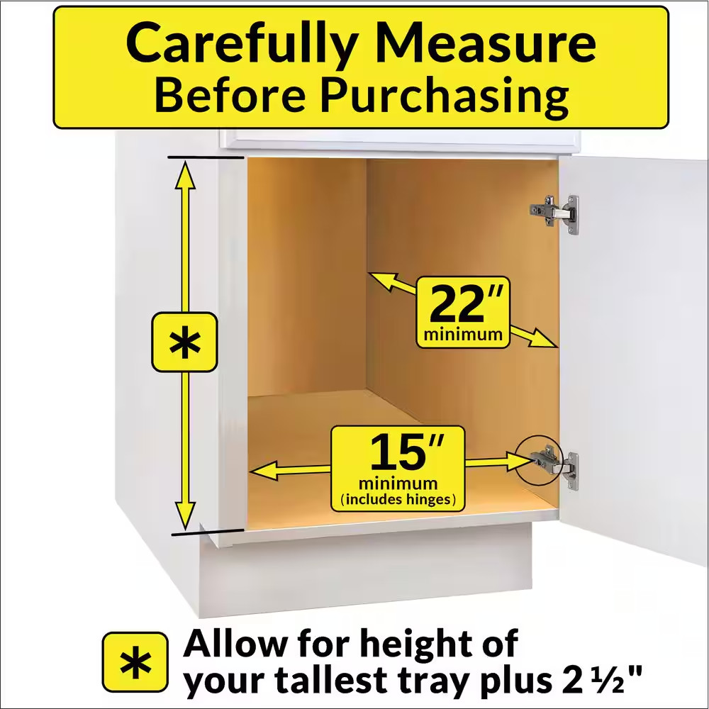 Pull Out Cutting Board, Cookie Sheet, Baking Pan Organizer, Lifetime Ltd. Warran
