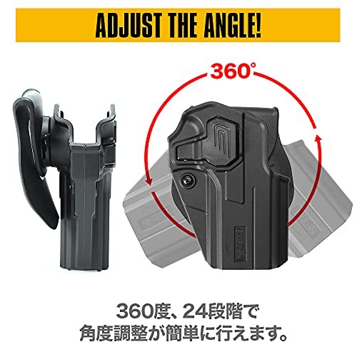 LayLax Desert Eagle CQC Holster, Black
