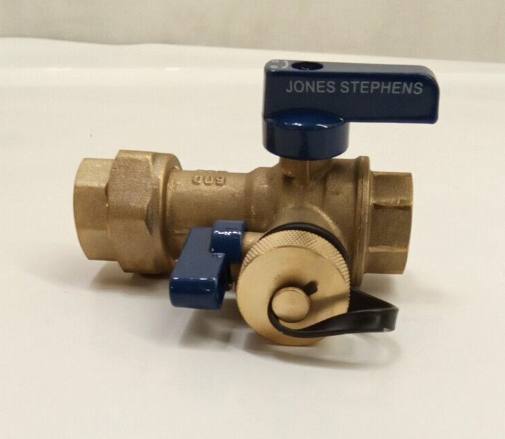 Jones Stephens D05102 3/4" IPS Tankless Water Heater Valve Kit w/Pressure Relief