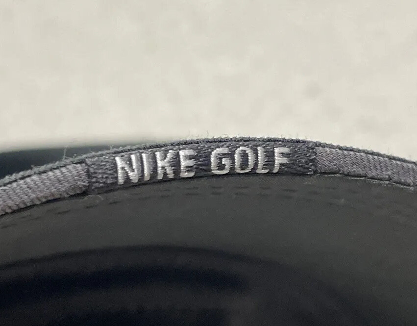 Nike Hat Cap Men's Adjustable Back Black Golf Lightweight