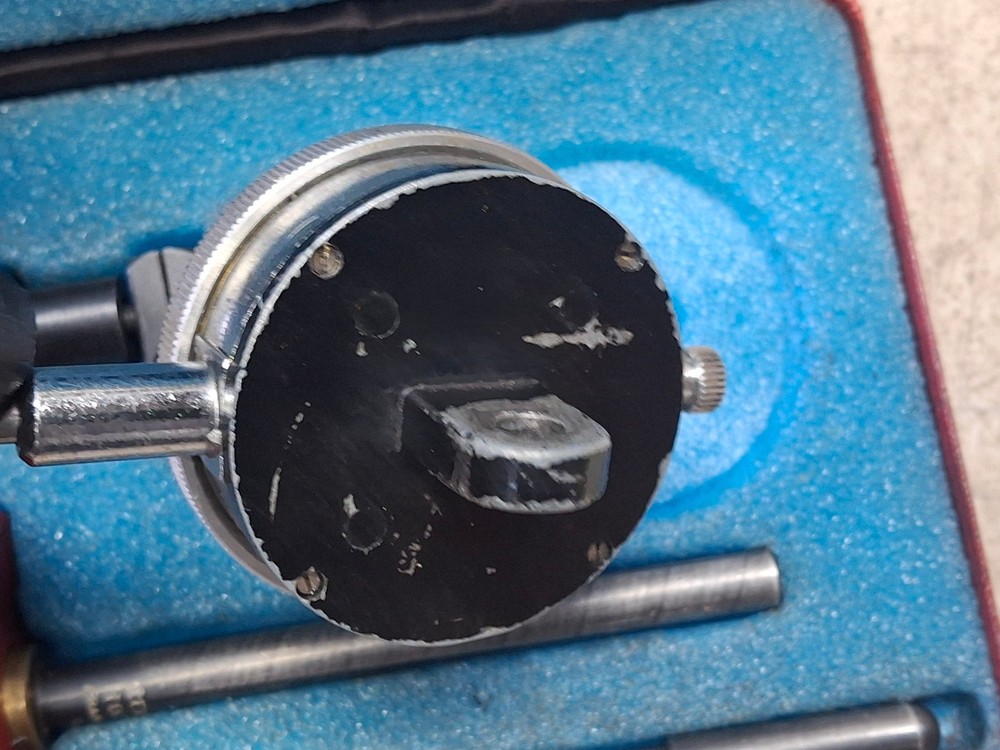 Vintage Central Tools .001" Dial Indicator With Magnetic Base USA