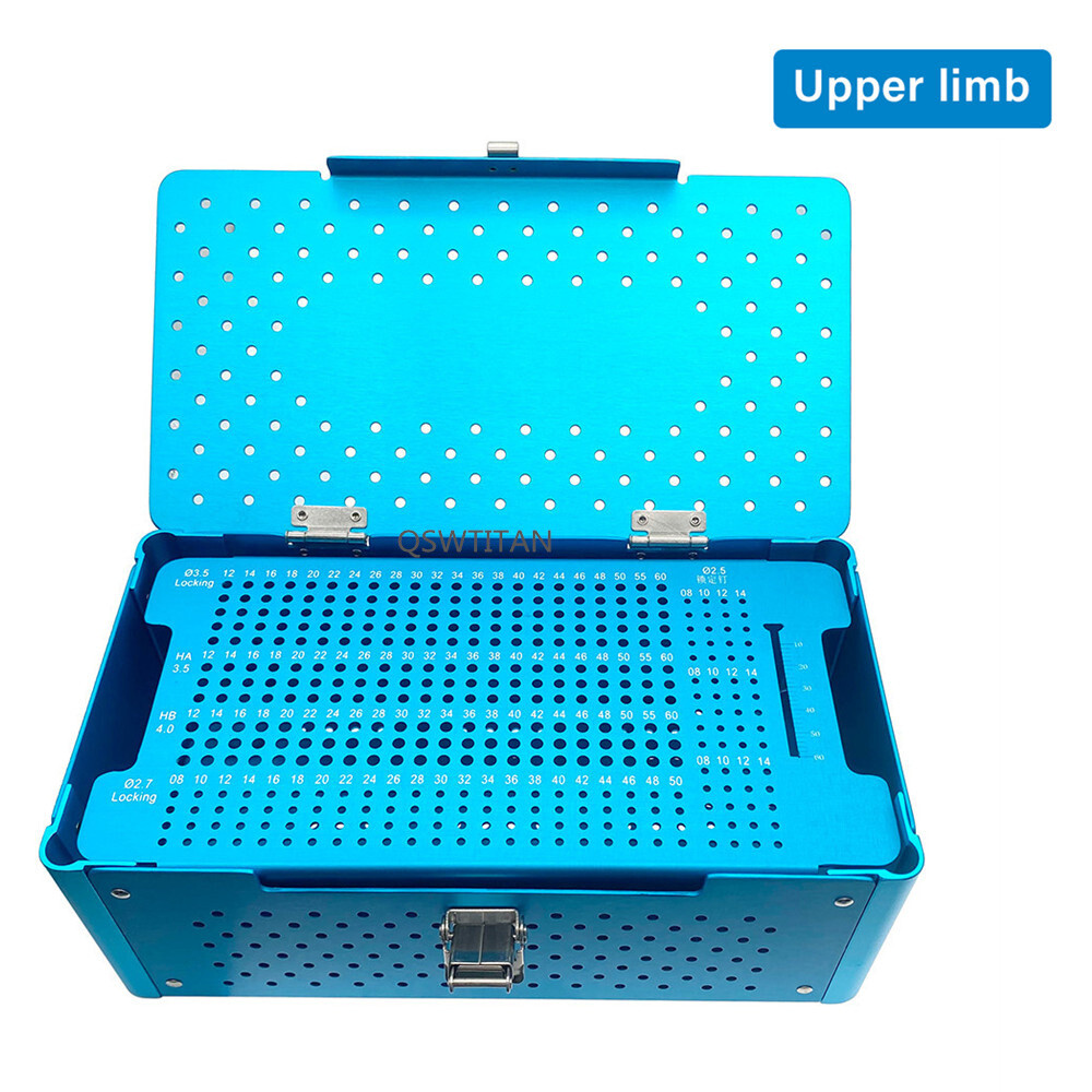 Upper Lower Limb Locking Bone Screw Box Aluminous Bone Nail Placement Case 1pc