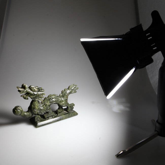 2pcs Mini Collapsible Diffuser Softbox for LED Lamp Camera Video Studio