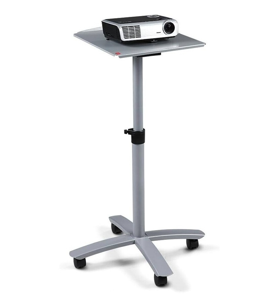 Nobo Projector Multimedia Trolley Single Adjustable Platform School Home Office