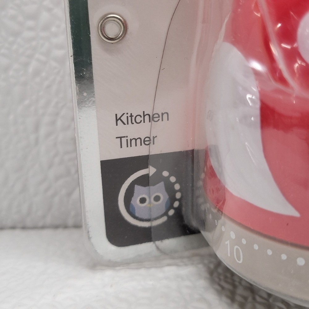 Culinary Elements Red Owl Bird 60 Minute Kitchen Timer