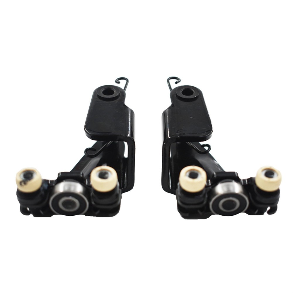 TJHSM 2Pcs Left Right Sliding Door Rollers Hinge Assembly Black Replacement...