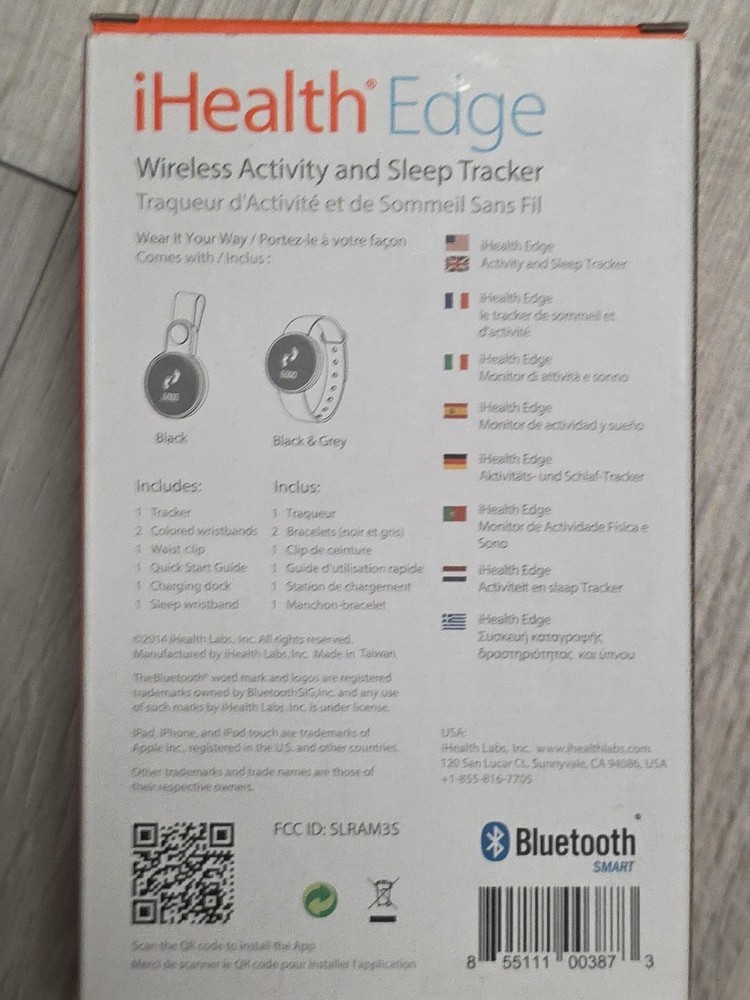 iHealth Edge Wireless Activity Sleep Watch tracker