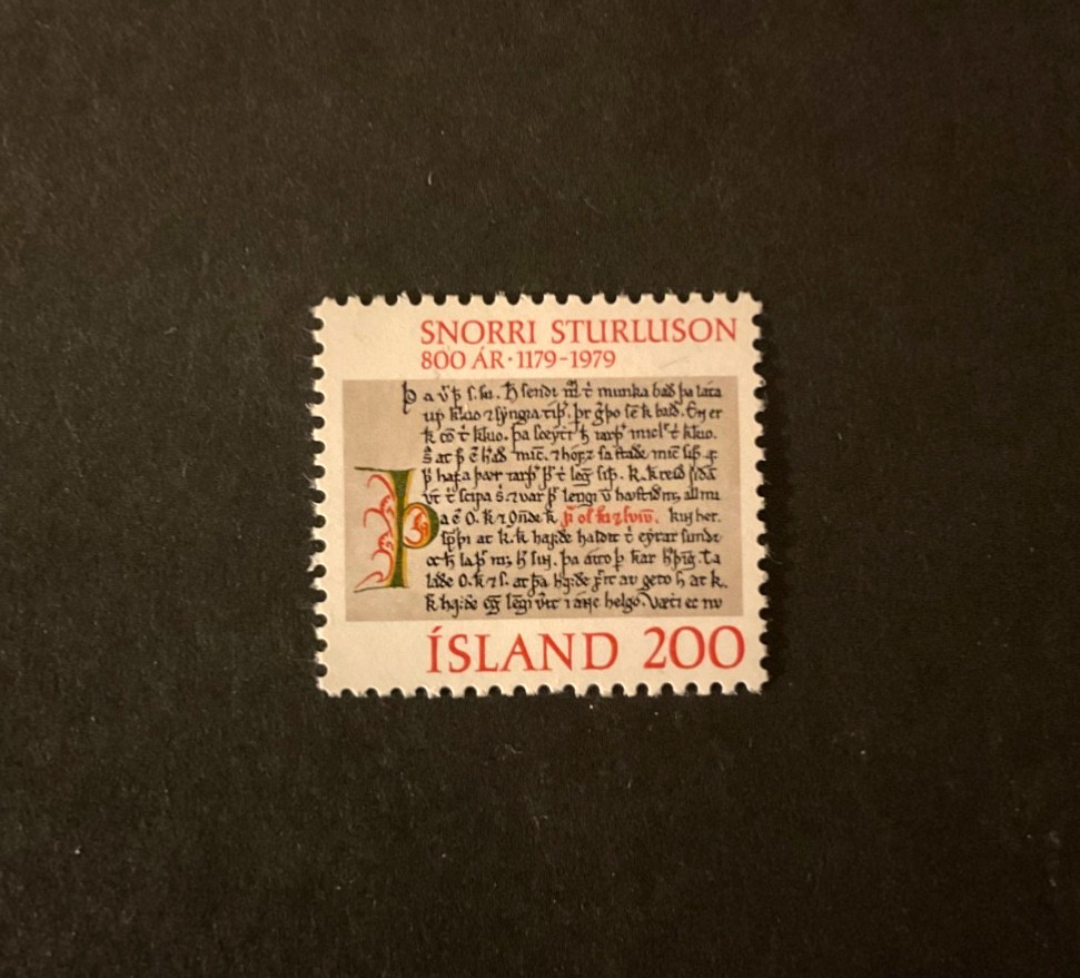 Iceland Scott #518 never hinged