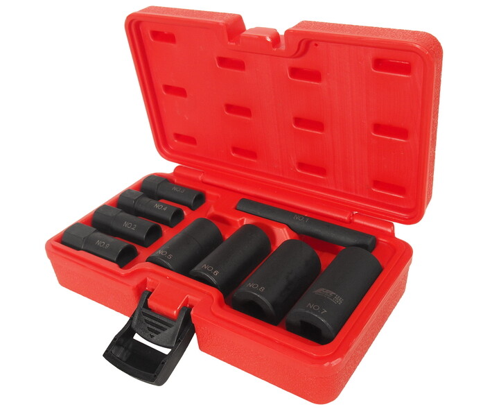 9PCS WHEEL LOCK REMOVAL-SOCKET BY JTC 4297