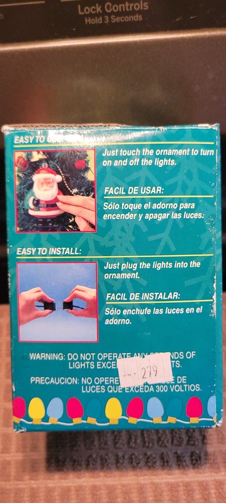 Magicontrol Ornament Christmas light touch control switch Snowman Electric Plug