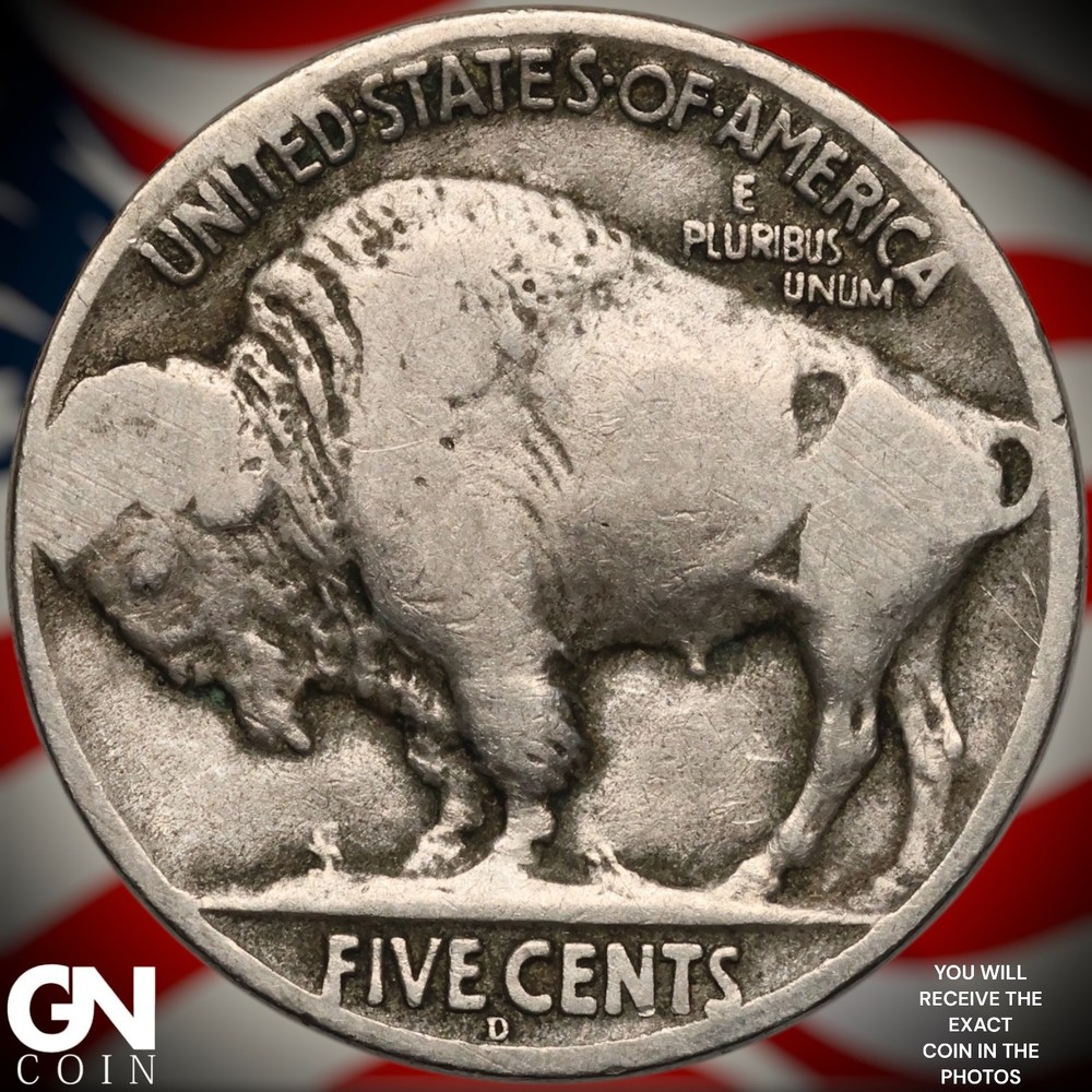 1918 D Buffalo Nickel A9130