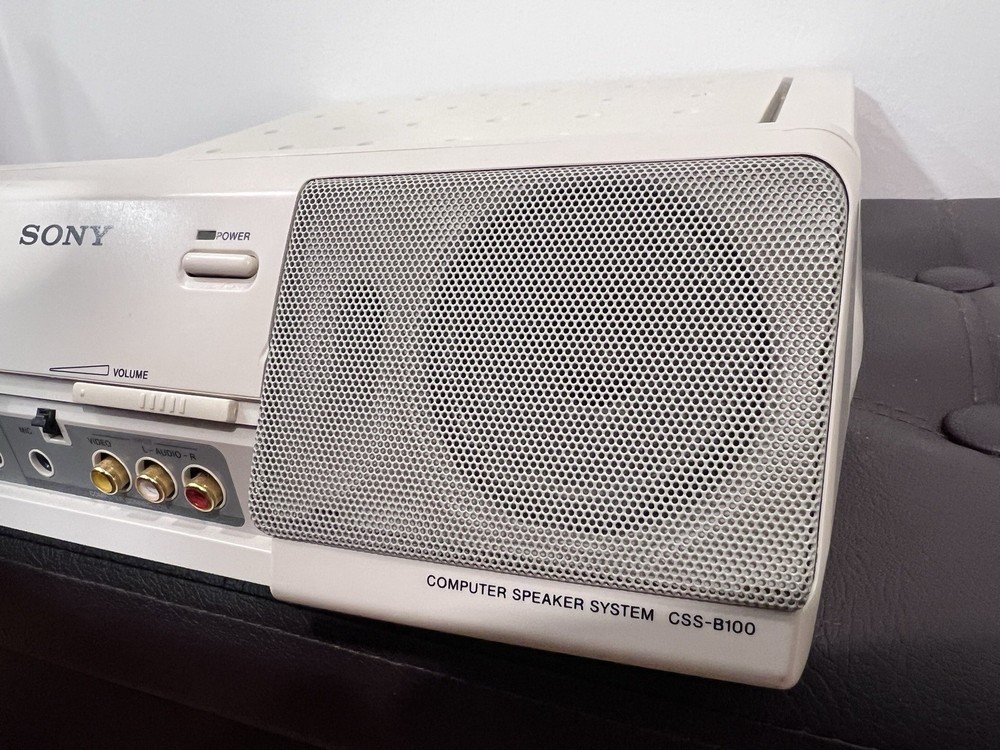 Vintage Sony CSS-B100 Computer Speaker System