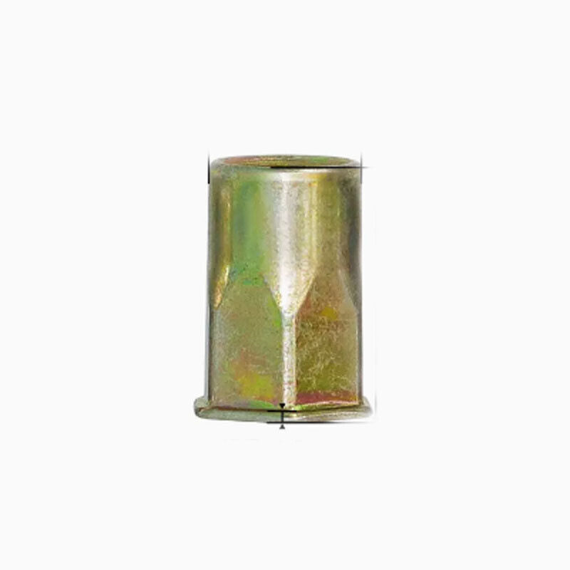 M4-M12 Color Zinc Pull Rivet Nuts Small sinker head Half Hex 11mm-23mm L