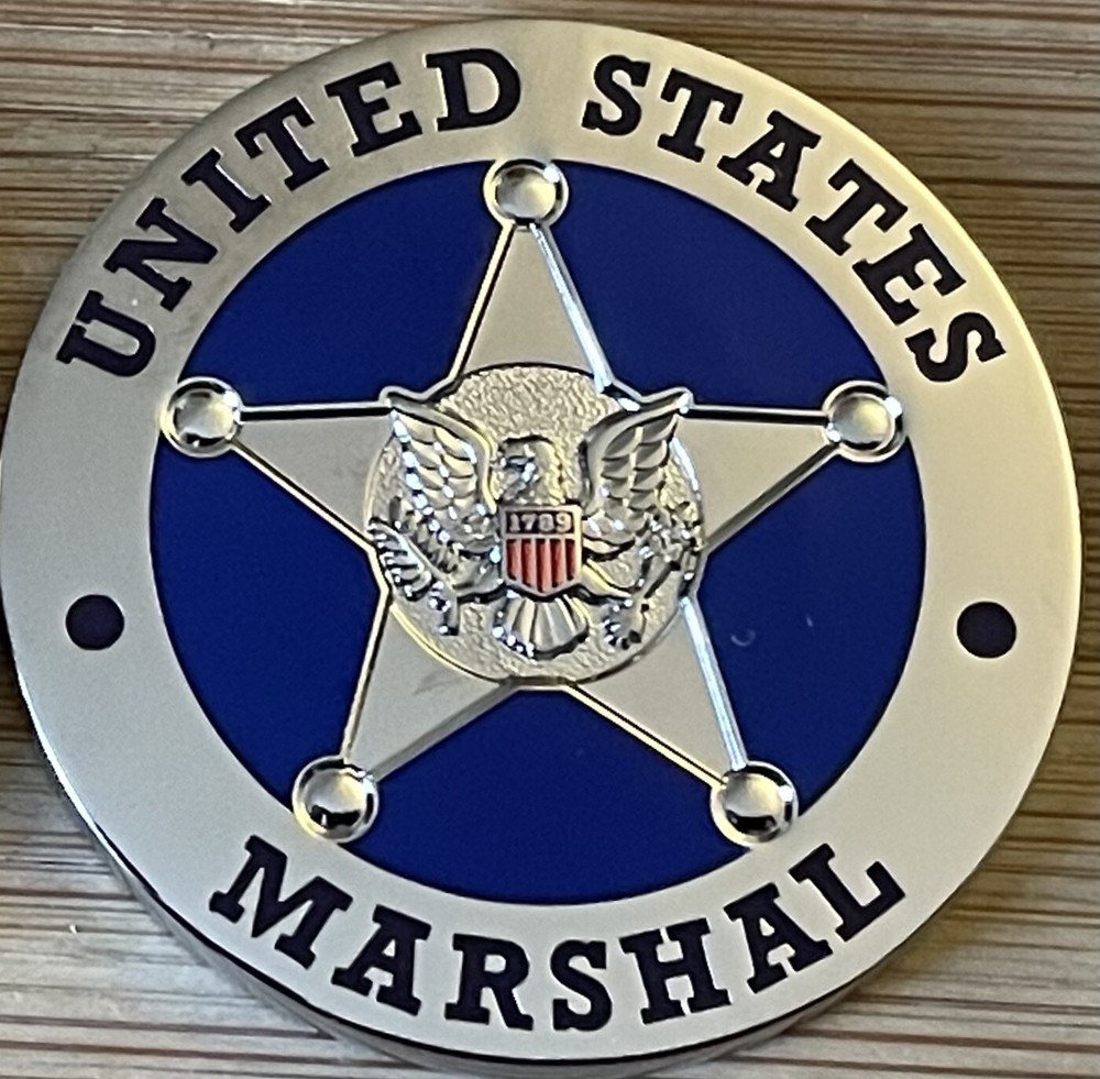 US Marshals Service - DofNevada SecondGEN Silver version 1.75in challenge coin