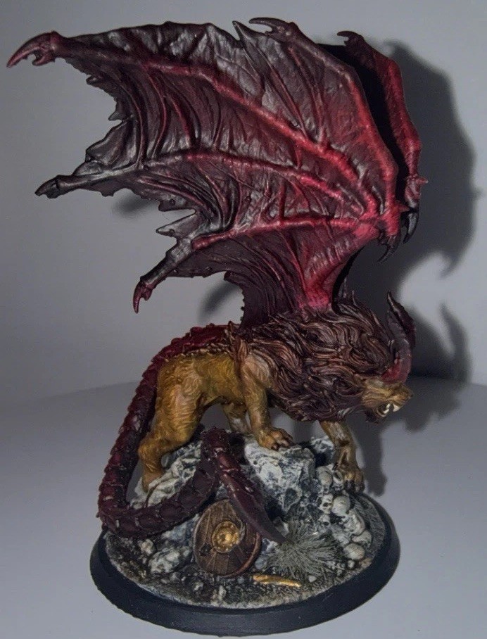 Manticore Painted Miniature D&D