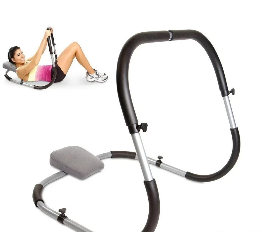 AB Trainer Abdominal Machine Exercise Crunch Roller Workout Exerciser, Home Gym