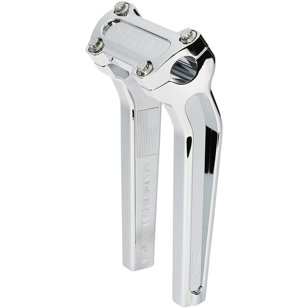 Thrashin Supply Company Chrome 9-1/2"  Pullback Handlebar Riser TSC-9525-3