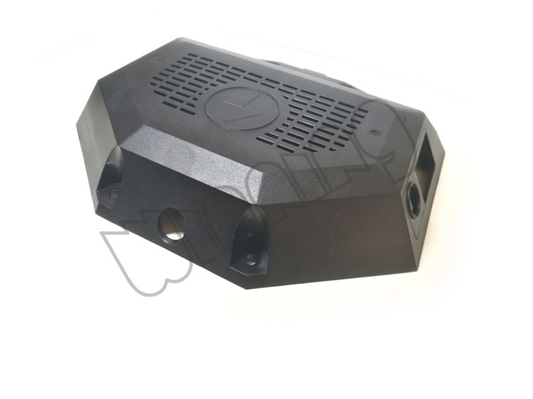 Plastic dual controller case and heat sink and battery indicator