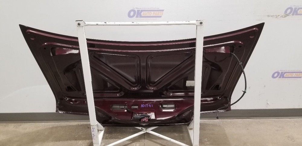 96 CHEVY IMPALA SS REAR TRUNK DECKLID ASSEMBLY WITH SPOILER MAROON