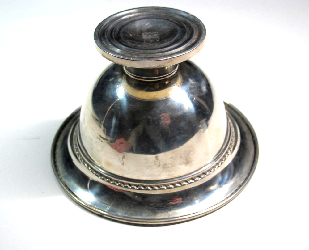 Sterling Silver Candy Dish Weighted 5” Diameter