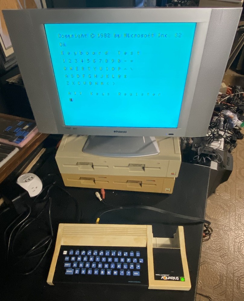 Mattel Aquarius Personal Computer System W/ Box Model 5931 Tested Intellivision