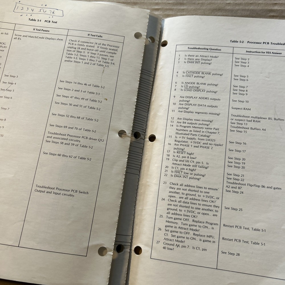 original Space Rider Atari pinball MACHINE manual