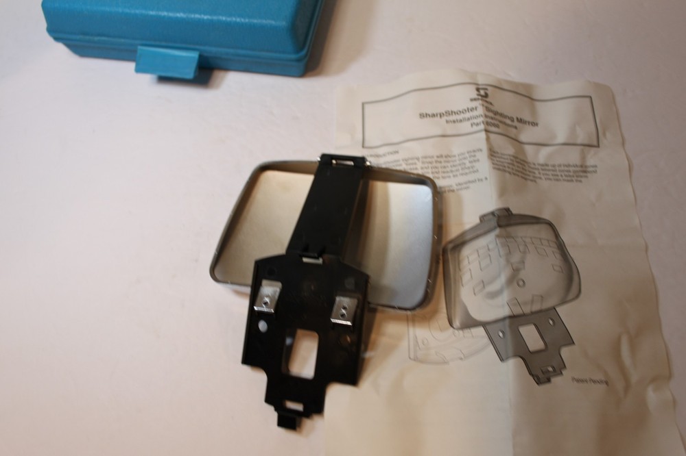 SENTROL 6060 MIRROR SHARPSOOTER GUN SIGHTING SYSTEM TESTER CASE & INSTRUCTIONS