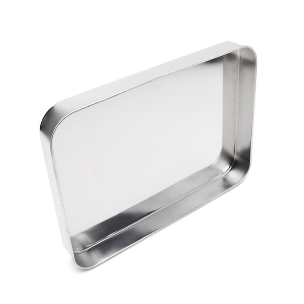 10 Inch Baking Pans for Oven Dish Rice Noodles Rectangular Plate Steaming