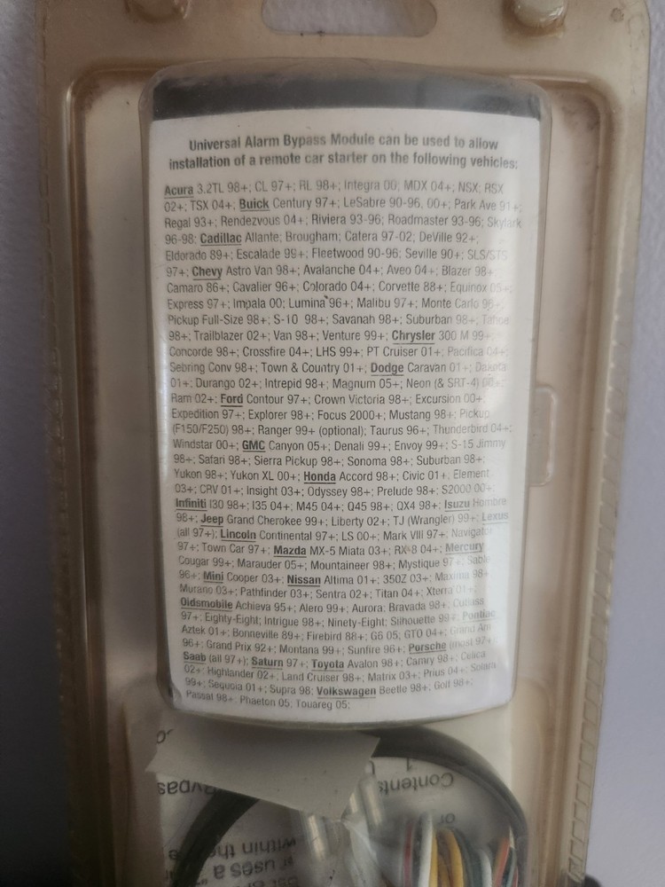 DesignTech Universal Alarm Bypass Module Model #29402