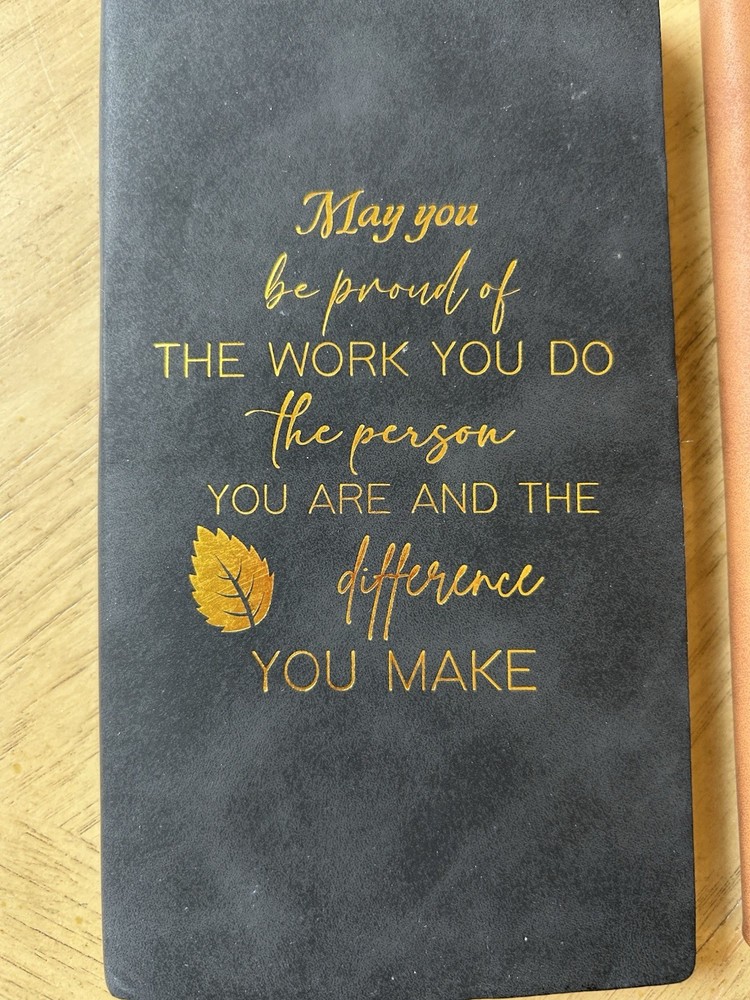 2 Notebook Journal Notepad Lined for Journalist Employee Appreciation Present